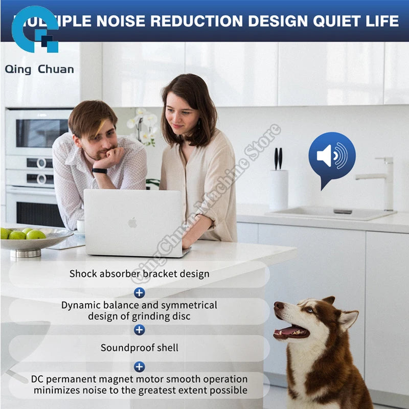 Food Waste Disposer Commercial Seven Stage Grinding Intelligent Kitchen Waste Disposer Grinding Household Waste disposer