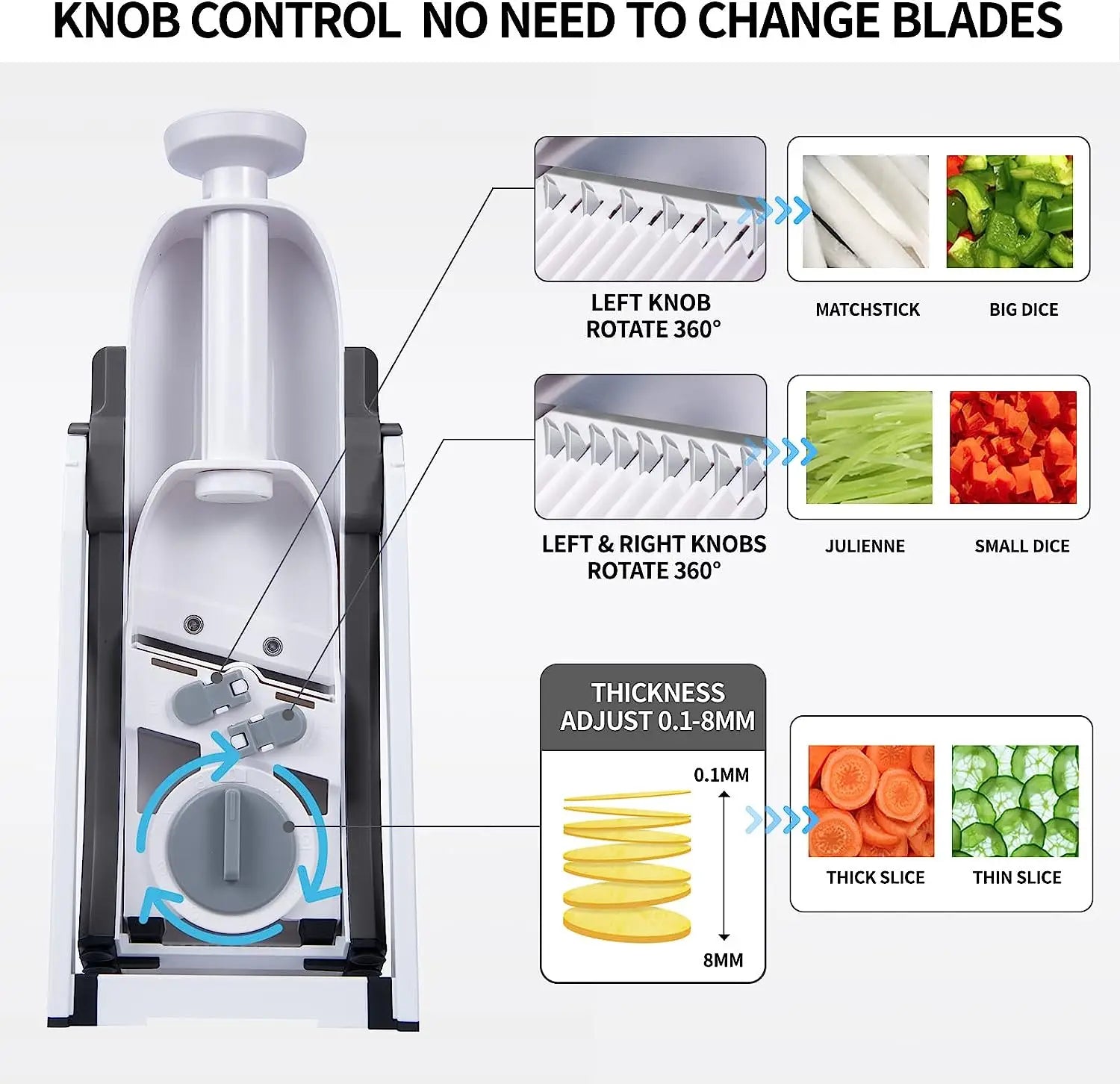Vegetable Slicer Slicing Julienne Strip Dicing Stainless Steel Fruits Potato Carrot Onion Cutter Kitchen Gadgets