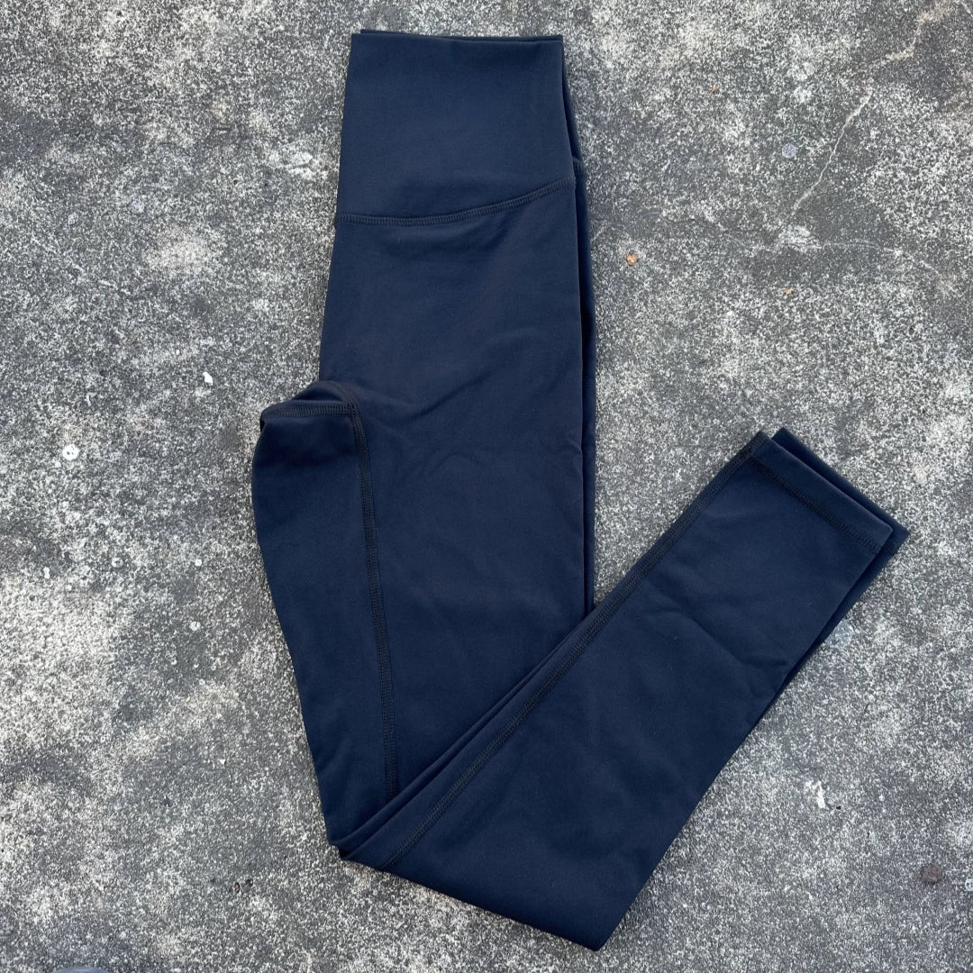 Solid Color Soft High Waist Yoga Legging Athletic Women Sport Pant Tight Butter Gym Fitness Workout Wear Training Compressible