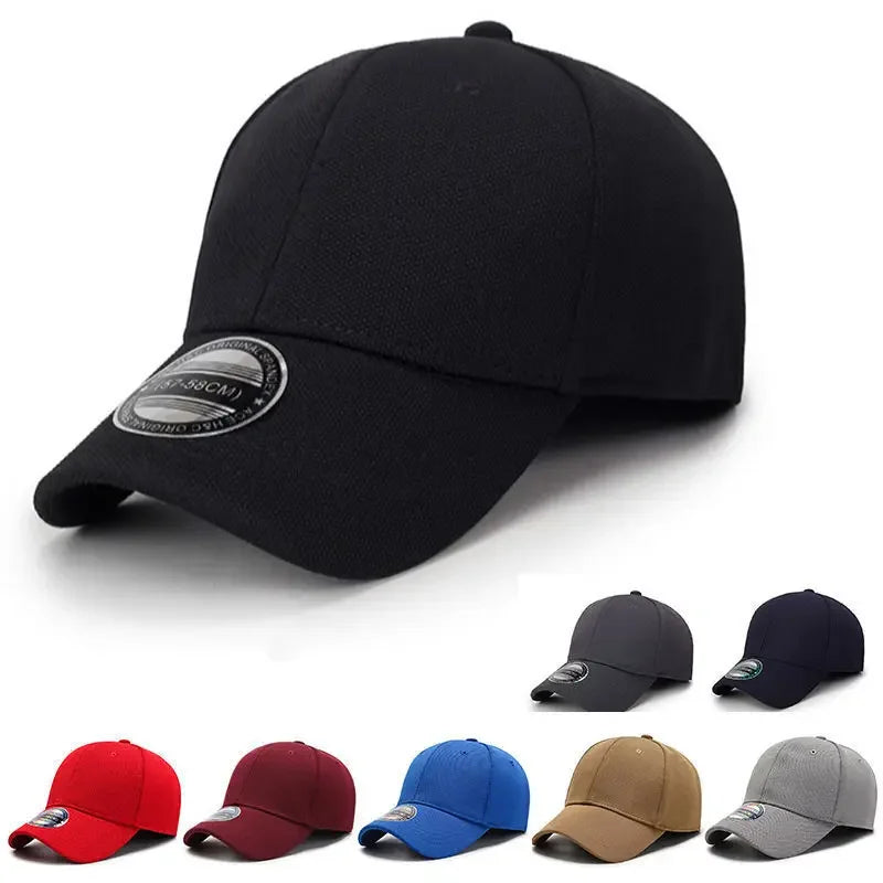 Spring summer High Quality Baseball Cap Man women Fitted Closed Full Cap Outdoor Breathable Sports Sun Trucker Hat Gorras Hombre