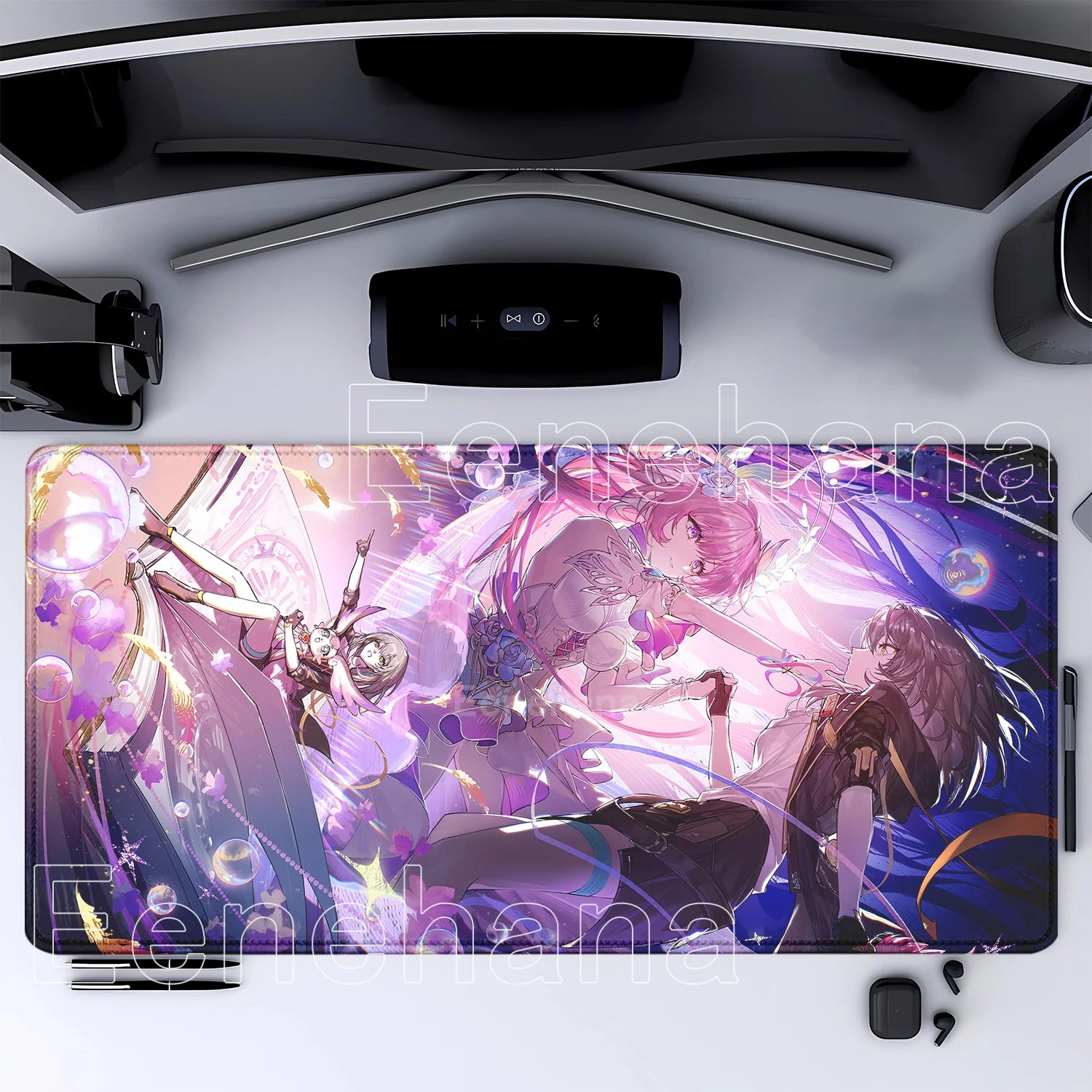Mouse Pad Honkai Star Rail Cyrene HD printing Pretty Gaming Lock Edge Large Rubber Anime kawaii Mousepad Laptop offices Desk Mat