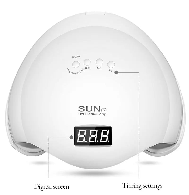 Nail Dryer Gel Nail Polish Curing LED UV Light With 4 Timers Automatic Sensor LCD Display Professional Nail Art Tools Accessorie