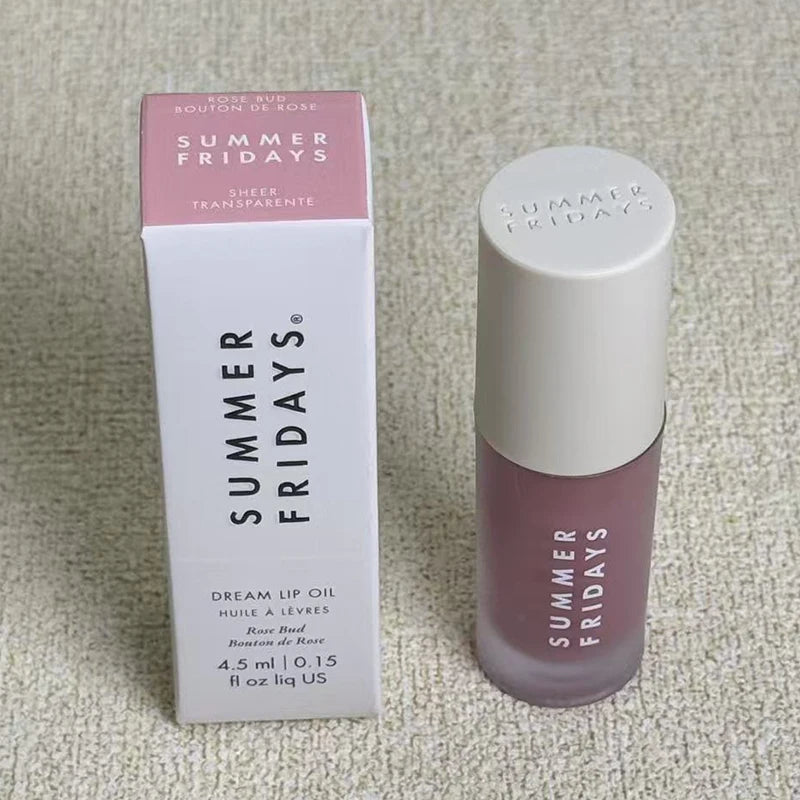 Summer Friday's Long-lasting Moisturize Lip Oil Glaze Pink Sugar Vanilla Beige Birthday Cake Strawberry Soft Serv Gloss Lip Balm