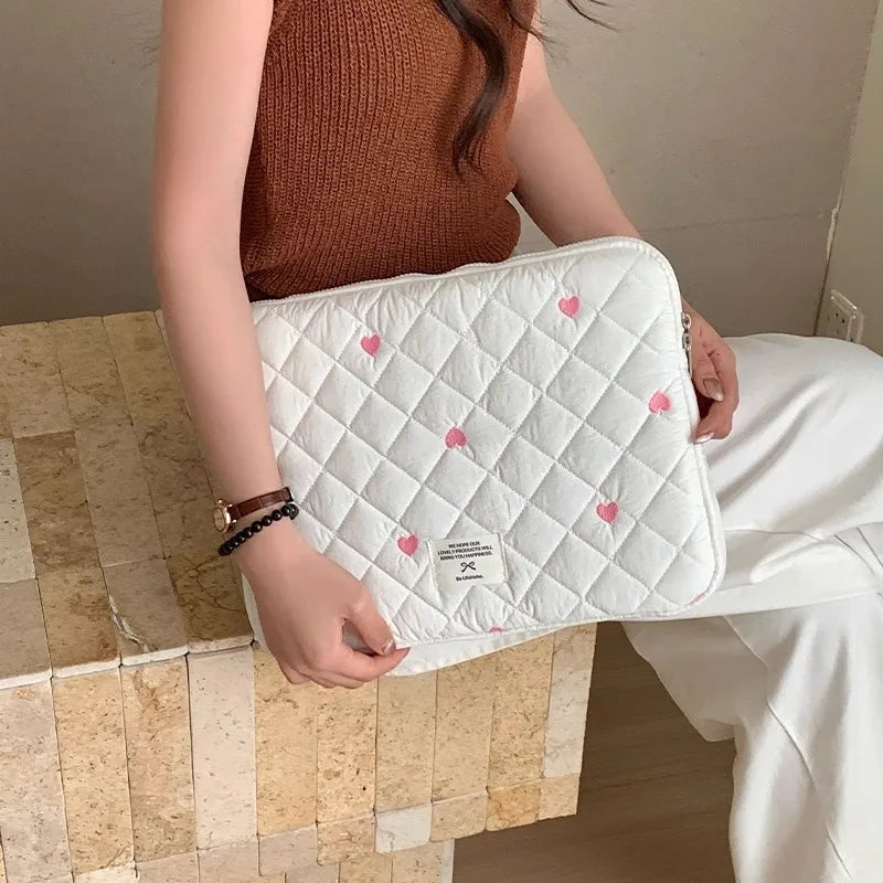 cute Laptop Sleeve Case Bag Portable Computer Cover Bag Tablet Pouch For Ipad 9.7-11 Macbook Air Pro 13 14 15 15.6 16 Inch Cover