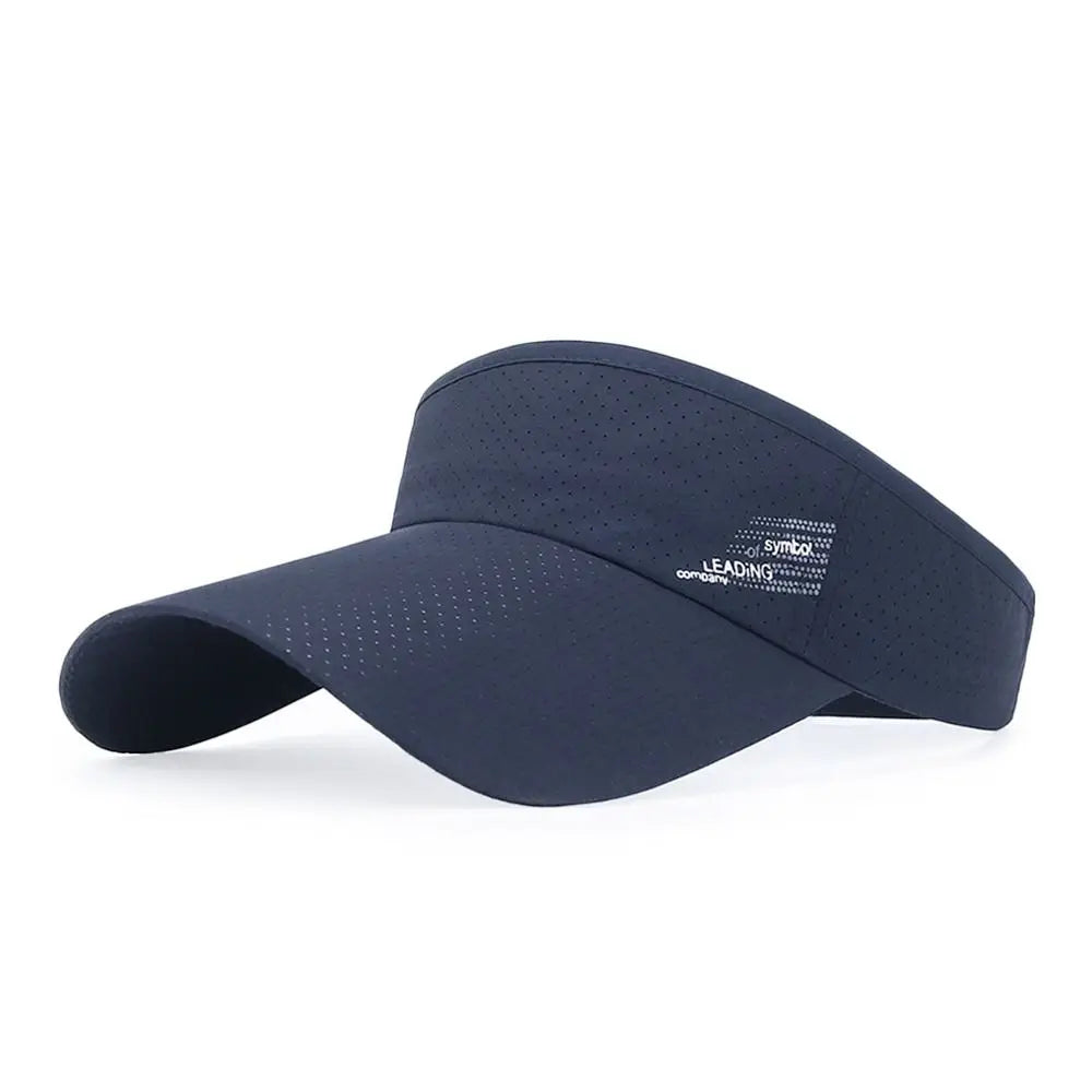 Men Women Breathable Sun Hat Adjustable Quick-drying Sports Visor Top Empty Casual Beach Hat Tennis Baseball Cap