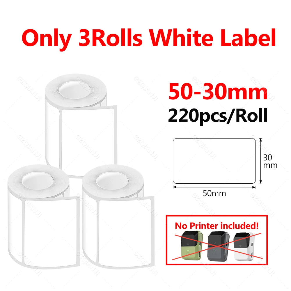 20-50mm P2 Mini Thermal Label Printer Portable Wireless Bluetooth Office Business Sticker Printer for Android / iOS