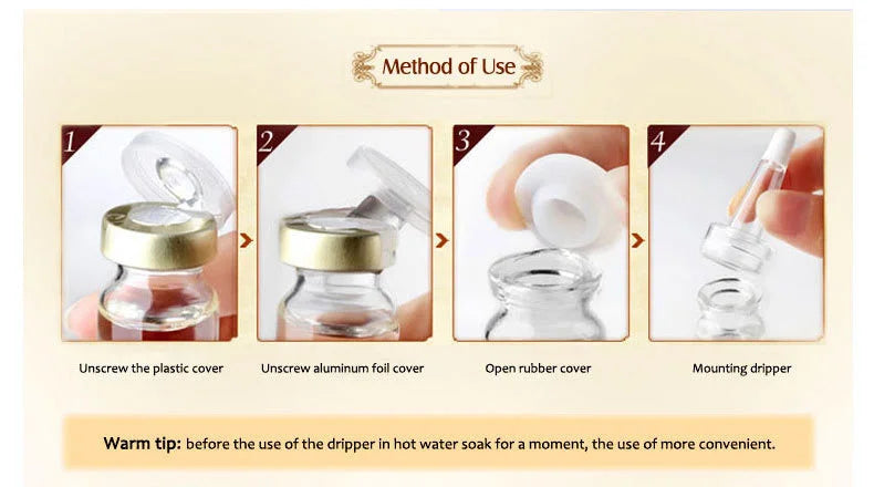 ARTISCARE Serum for Face 8pcs/Lot Hyaluron Acid Moisturizing Vitamain C Facial Essence Six Peptide Q10 EGF Skin Care