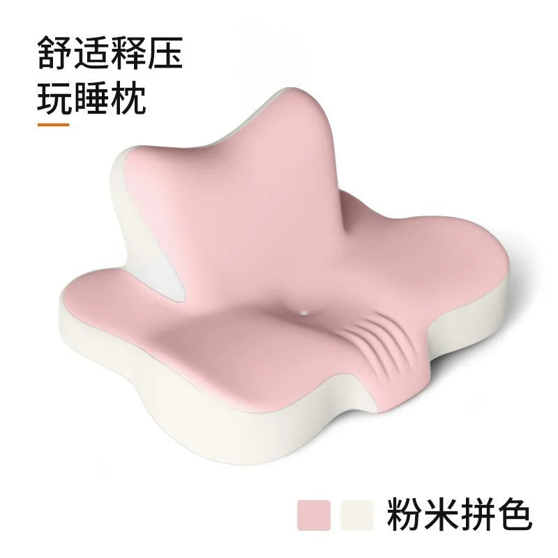 Deep Sleep Memory Cotton Pillow, Ergonomic Cervical Spine Support Pillow for Neck Pain Relief, Comfortable Body
