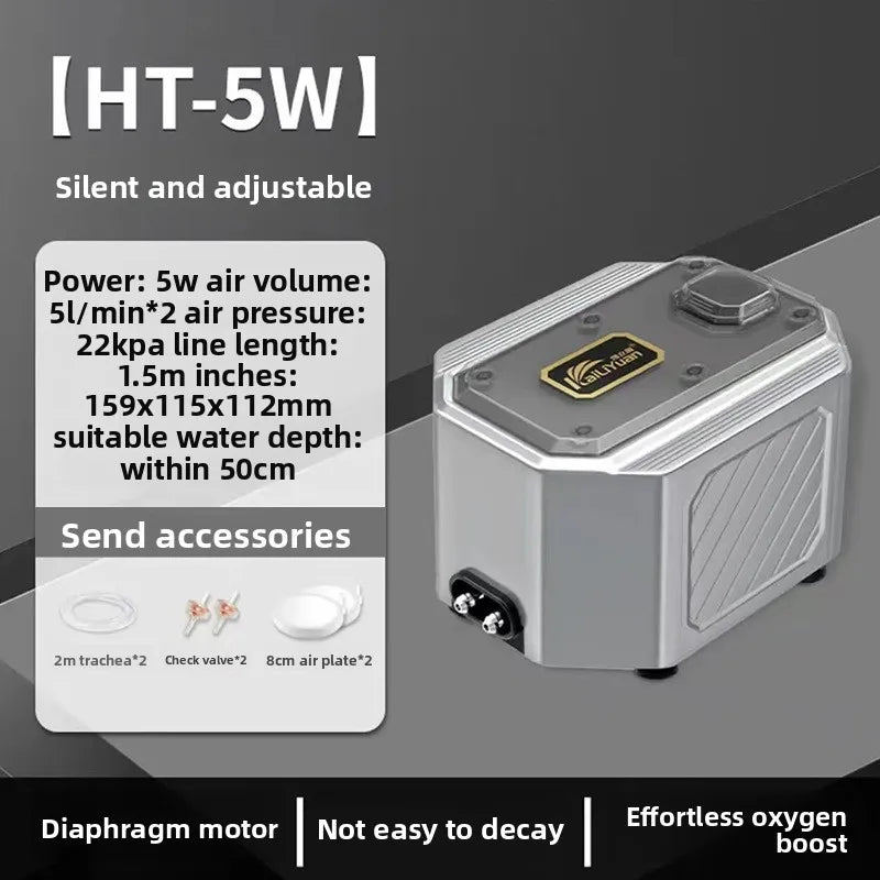 Oxygen pump fish tank special silent aerator oxygenation high-power fish farming household outdoor fish pond