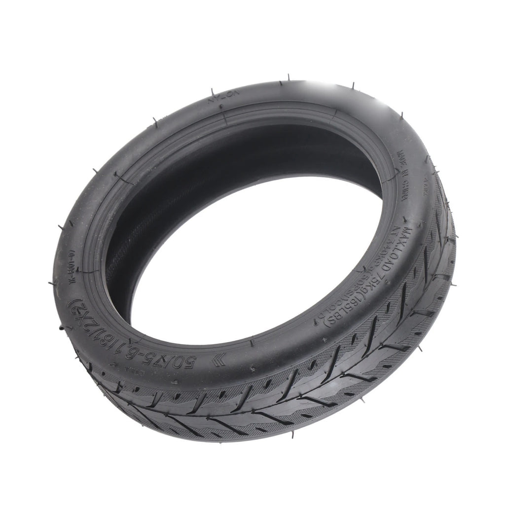 Scooter Tire Replacement 50/75‑6.1 Electric Scooter Tire Rubber Grooves Excellent Grip Shock Absorption Electric Scooter Parts