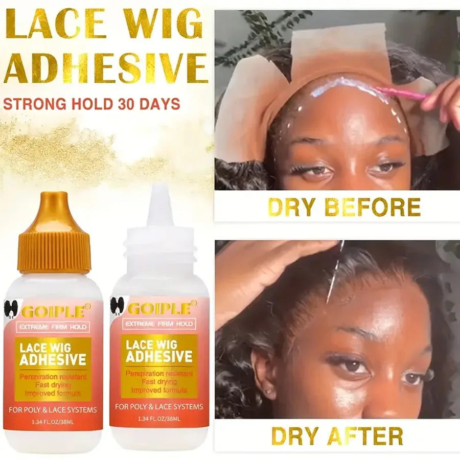 Styling Hair Wax Stick Broken Back Hair Smoothing Finishing Solid Wax Fast-drying Waterproof Lace Adhesive Pre-closure Wig Glue