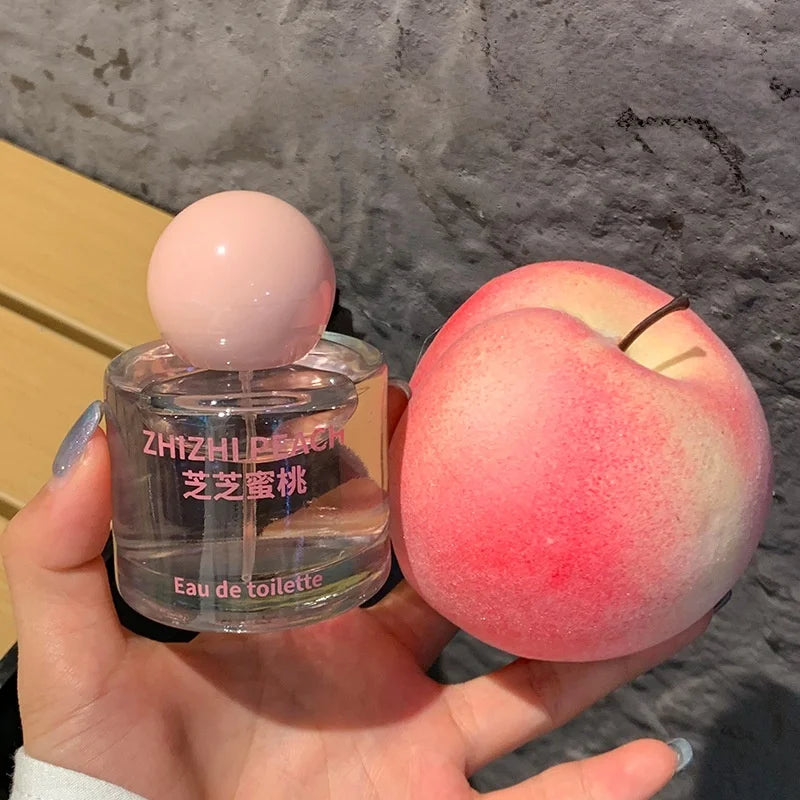 Citrus Peach Fruity Perfume Spray,Clean Fresh Women Scent,Orange Blossom/Lily/Iris/Vetiver/Lemon/Musk Light Fragrance Mist
