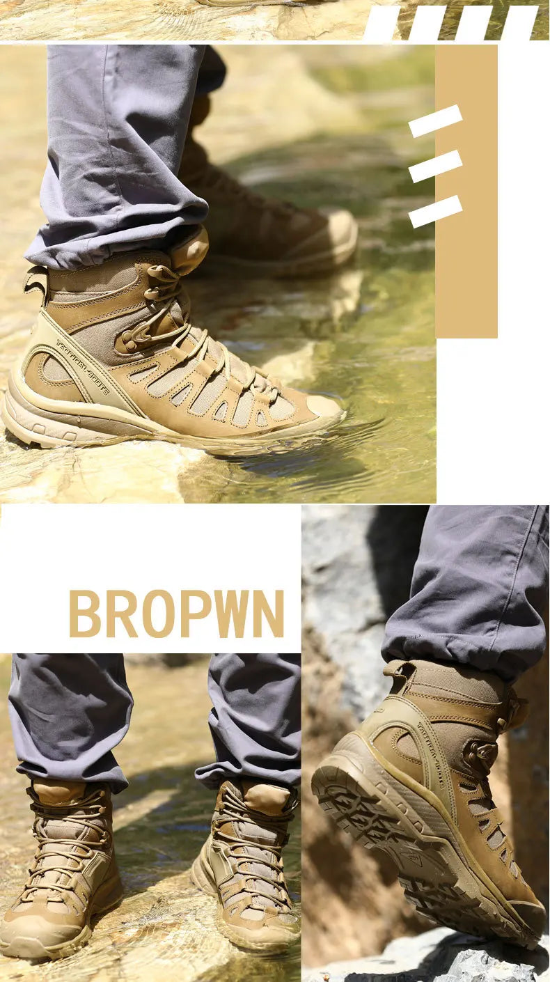 Outdoor China Tactical Shoes American City Commuter Desert Hiking Mountaineering Special 680 Tactical Boots
