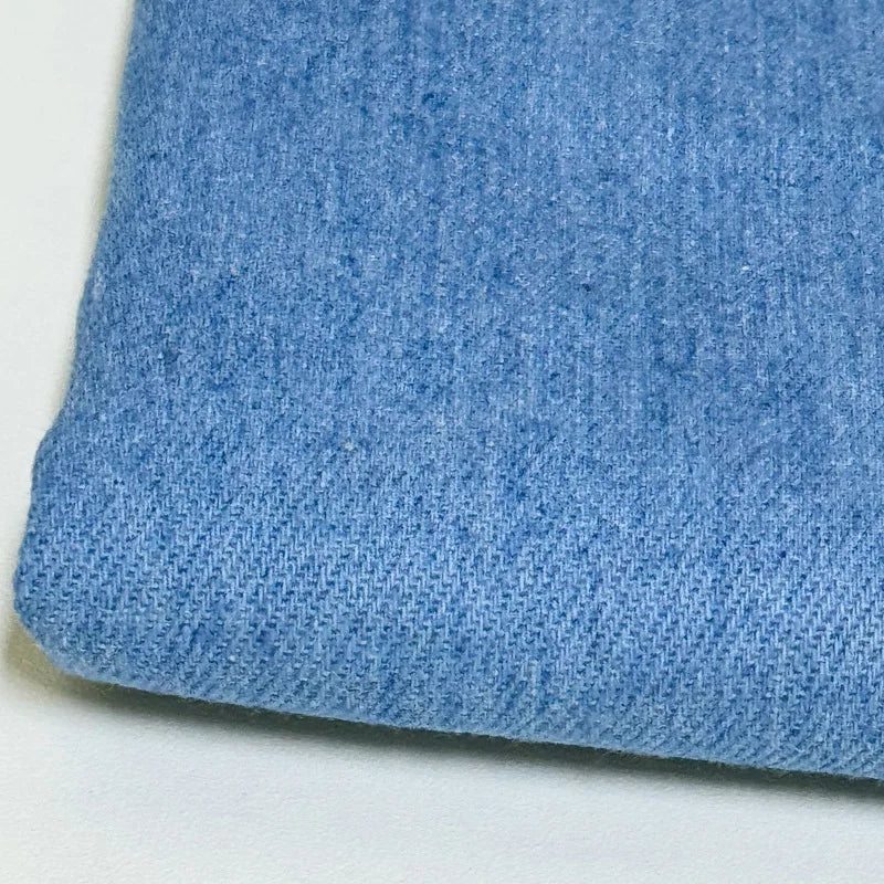 Twill Cotton Denim Fabric By The Meter for Jeans Clothes Dresses Handbags Shoes Hats Sewing Cloth Wearable Blue Black