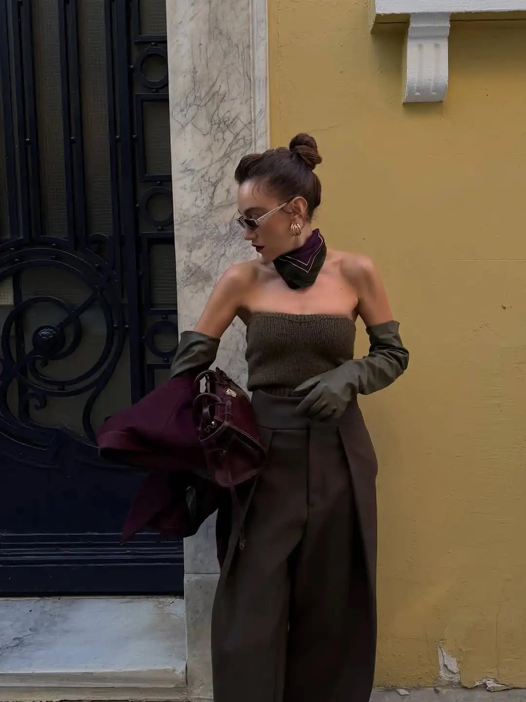 Casual Solid Pleated Loose Long Pants Women Fashion High Waist Straight Wide Leg Trousers 2026 Lady Spring Autumn Commute Wear