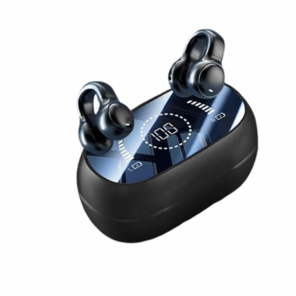 Charging Earphones Bone Conduction Headphones Clip-On Design Bluetooth5.4 Bluetooth Headset Noise Reduction Open Ear