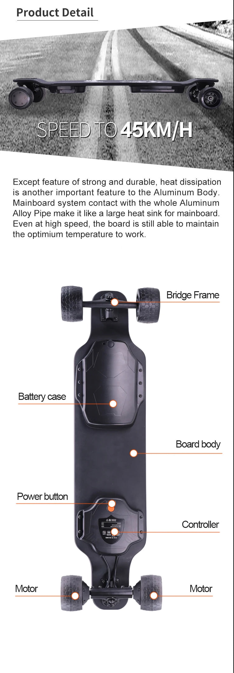 Christmas Best Gift Chinese Skateboard Girl 5000mAh 10S2P Electric Skate Board with Remote Controller Skateboard Electric