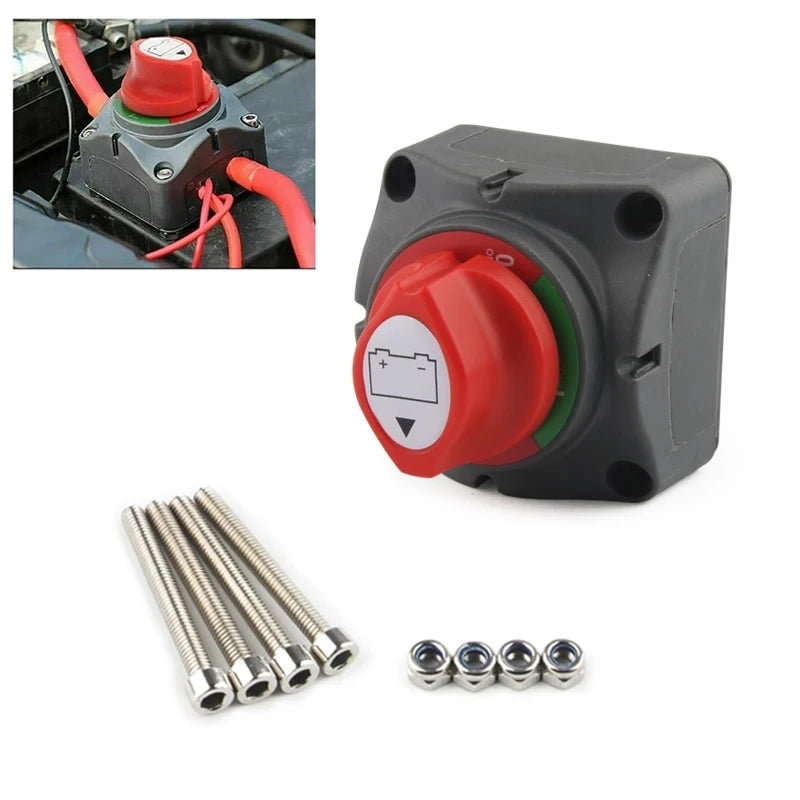 12V/24V Marine 200A/300A Main Power Switch High Current Power Off Protection Switch Yacht RV Battery Isolation Switch