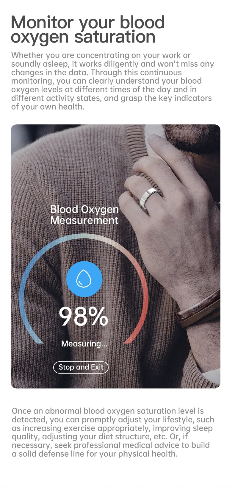 2026 Smart Ring Bluetooth Call Heart Rate Blood Pressure Monitor 5ATM Waterproof Health Ring Men Women For Xiaomi Gift