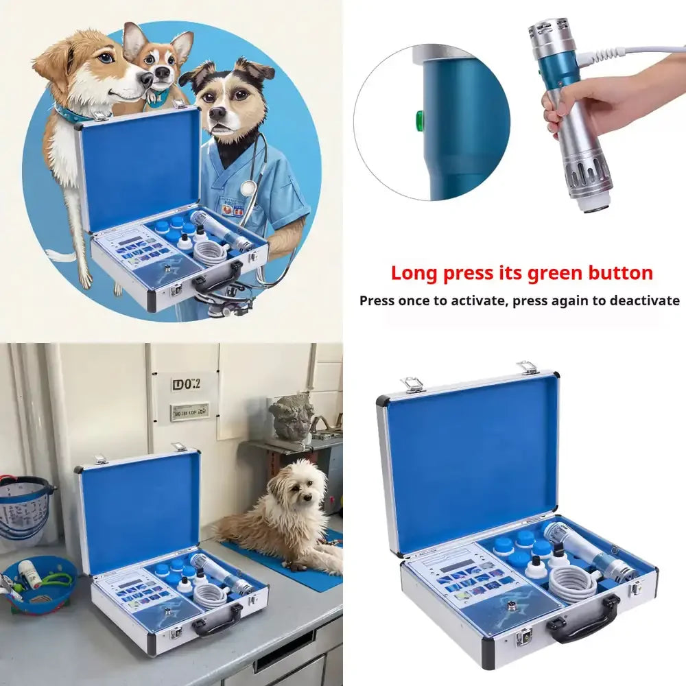 Portable Veterinary SW18 Electric Shockwave Therapy Device for Pain Relief and Massage for Cross Border Ecommerce