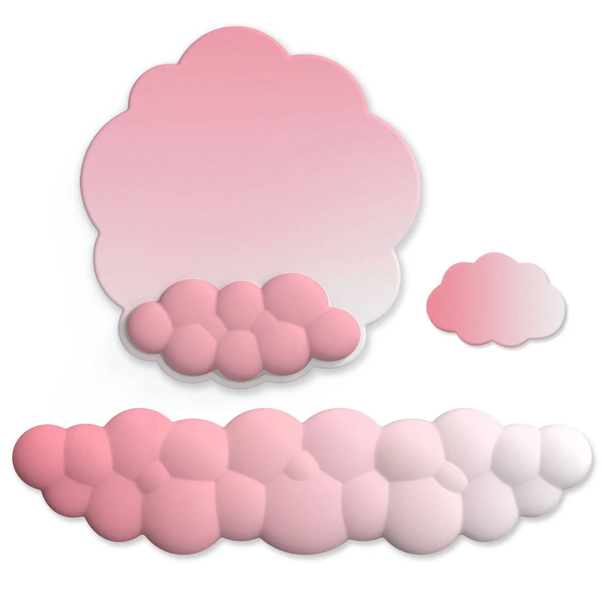 Cloud Gradient Gaming Keyboard Pad Wrist Pad Cloud Wrist Pad Mouse Pad Ergonomic Laika Foam Memory Non-Slip Support Office