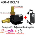 Brushless Motor Water Pump, DC6~24V 1100L/H, 8M Head G1/2" Submersible Pump, Fountain Water Heater, Shower Booster Pump, IP68