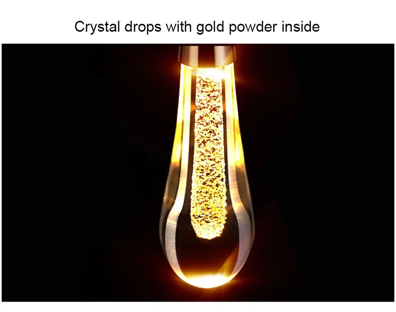 Modern Home Decoration Small Wall Light Nordic Luxury Crystal Creative Living Room Wall Decoration Water Droplet Wall Lamps