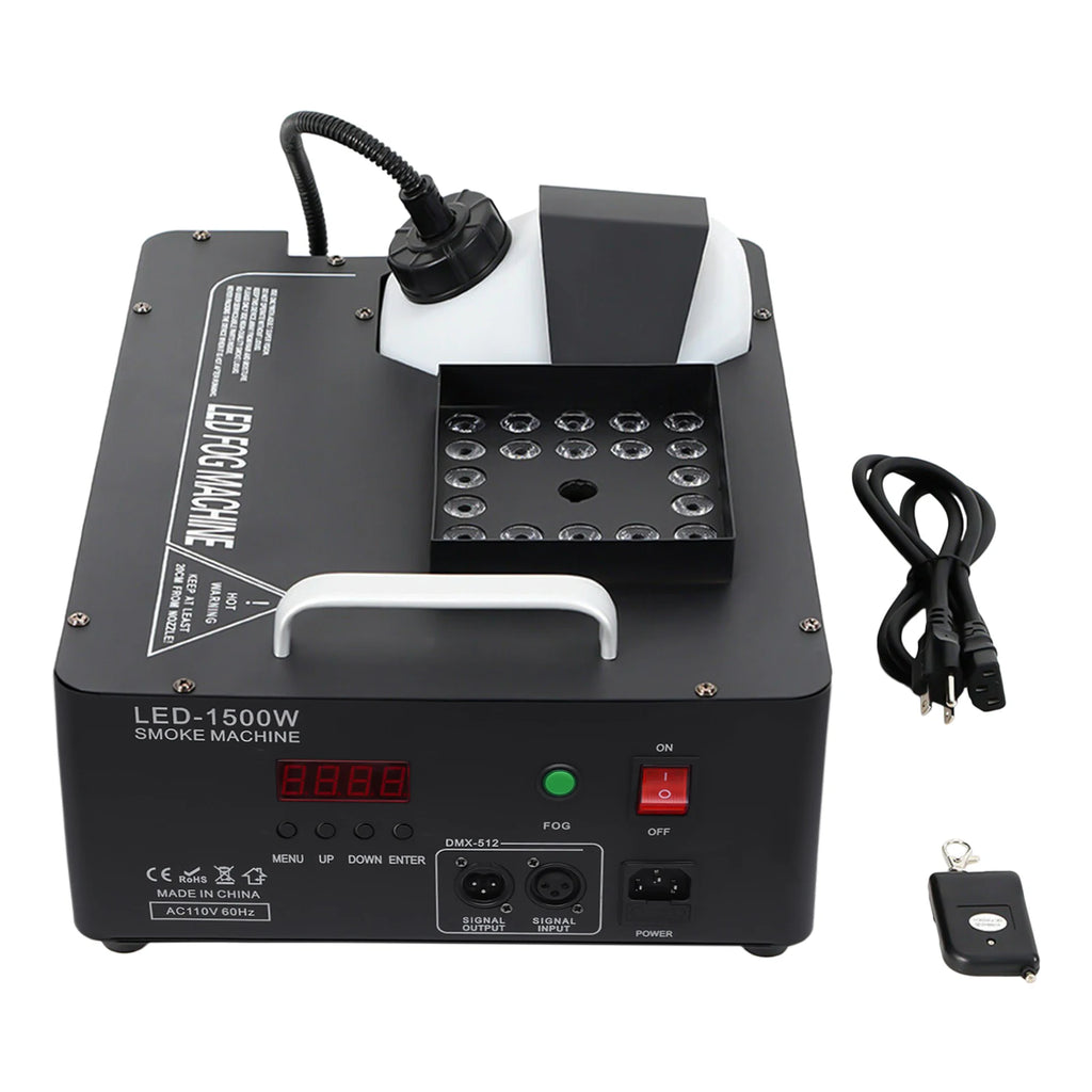 LED Fog Machine 3 In11500W Party Wireless DJ Stage Smoke Festival Party Supplies Fog Smoke Machine with Remote Control