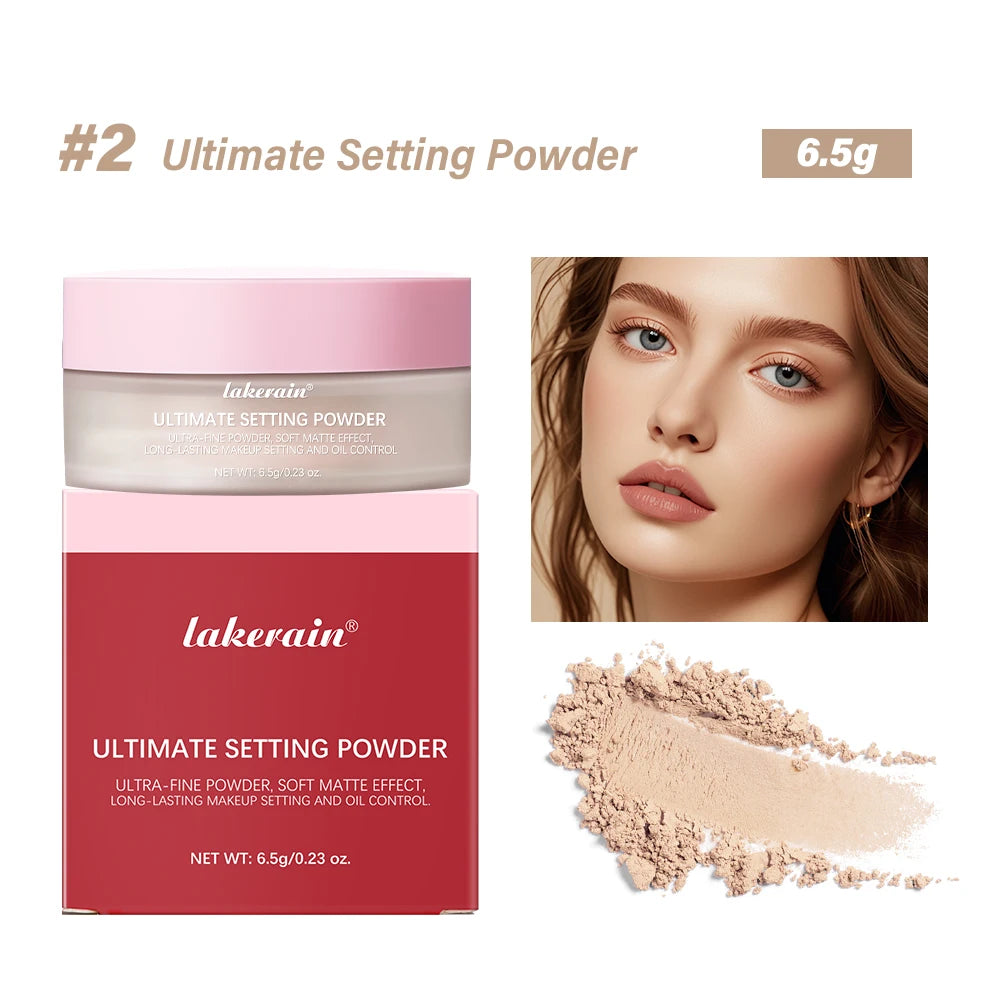 Makeup Fixation Setting Powder Ultimate Blurring Effect Soft Matte Oil Control Pore Modification Perfect Finish All Day Wear