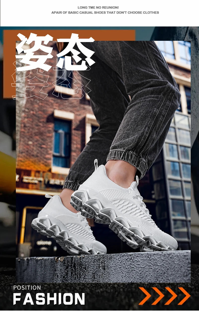 Men's Breathable Casual Sneakers Luxury Fashion Running Trainer Unisex Comfortable Wear Tenis Race Shoes