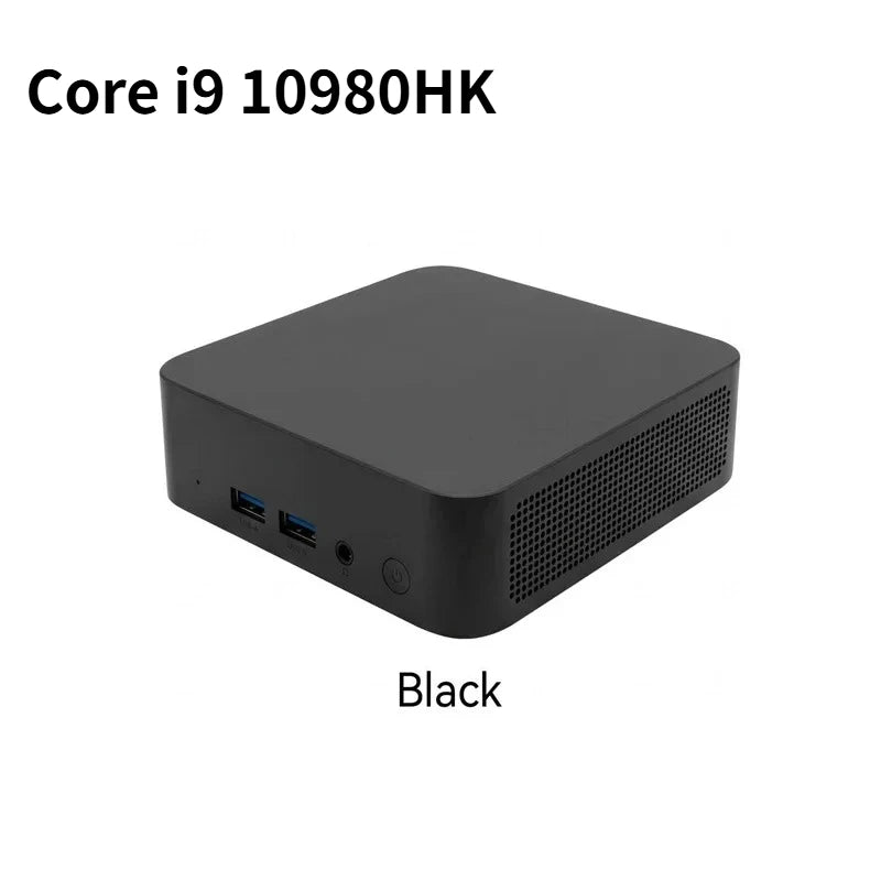Intel Core i9-10980HK Mini PC Win11 16GB DDR4 2TB NVMe SSD WiFi6 BT5.2 4K HDMI Compact Gaming Office Streaming Workstation