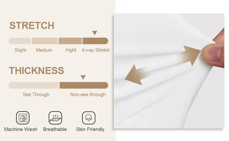 High Elastic Seamless Shirts Men Long Sleeve Muscle Sports Shirt European Size No Ironing Business Professional Workwear Causal