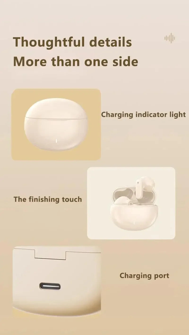 New TWS Mini Comfortable Noise-cancelling True Wireless Bluetooth Headphones With High Sound Quality Bluetooth 5.3 Earphones