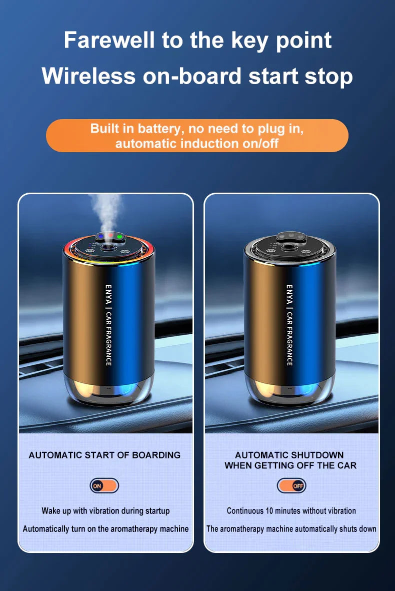 Car Perfume 3 in 1 Color Air Freshener Essential Oil Fragrance Diffuser Smell Distributor USB Aromatherapy Scent Air Refresher