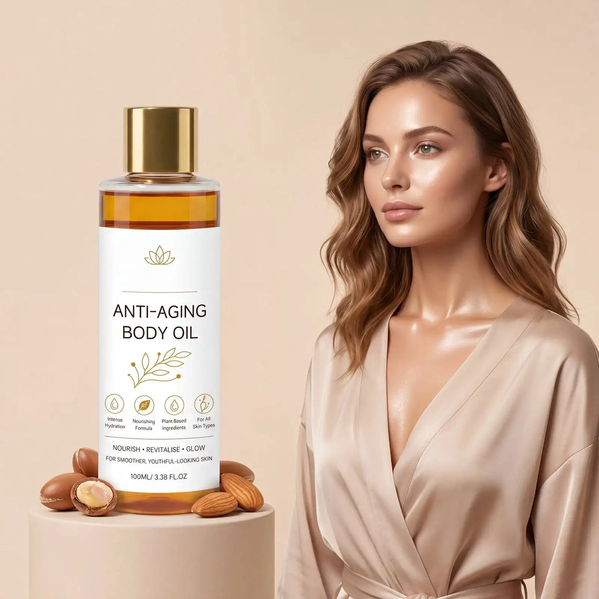 Revitalizing Body Oil - Deeply Nourishing Formula for Dry Skin, Delivering Intense Hydration & Radiant Smoothness