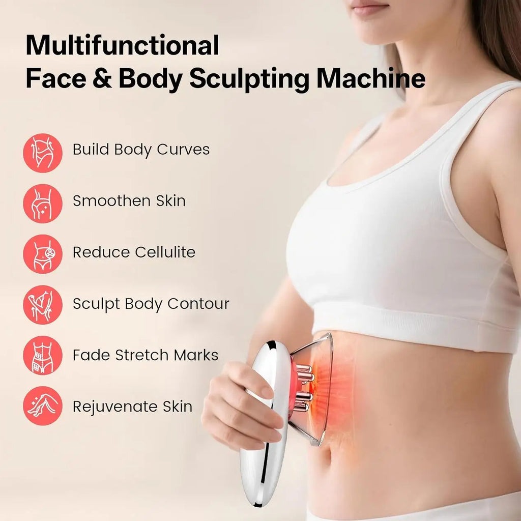 Face and Body Sculpting Massager Anti Cellulite Facial Machine Fat Burner Shaping Slimming Device Lose Weight Skin Care Tool