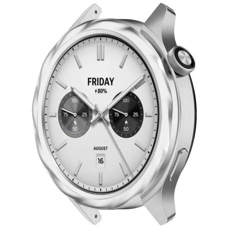 Metal Bezel Ring For Xiaomi Watch S4 S3 Protector with Film Watch Case Cover For Watch Bezel Shell S3 ESIM S4 ESIM Accessories