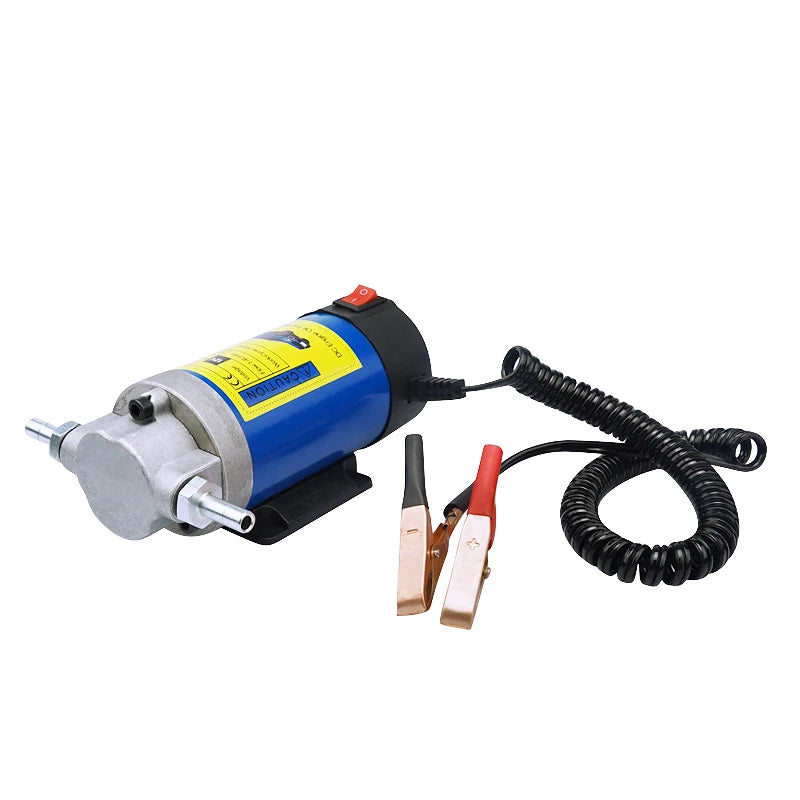 Oil Diesel Extractor Pump 12V-24V Electric Scavenge Suction Transfer Change Pump with Tubes 100W 4L for Car Boat Motorcycle