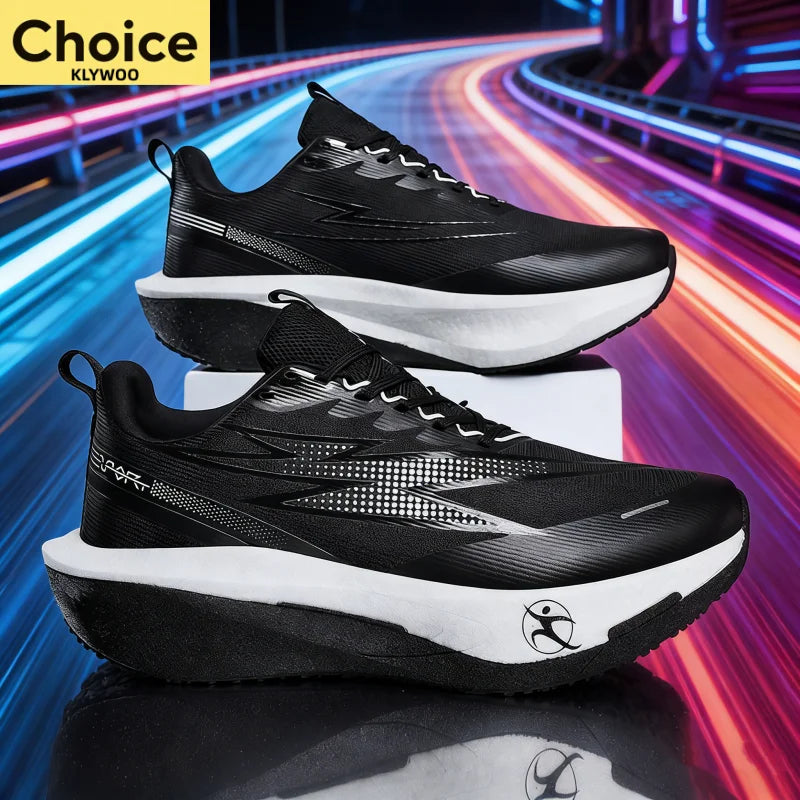 Running Shoes Carbon Board Speciality Marathon Men Sports Tenis Breathable Lightweight Womens Comfortable Nonskid Brand Sneakers - Beauty