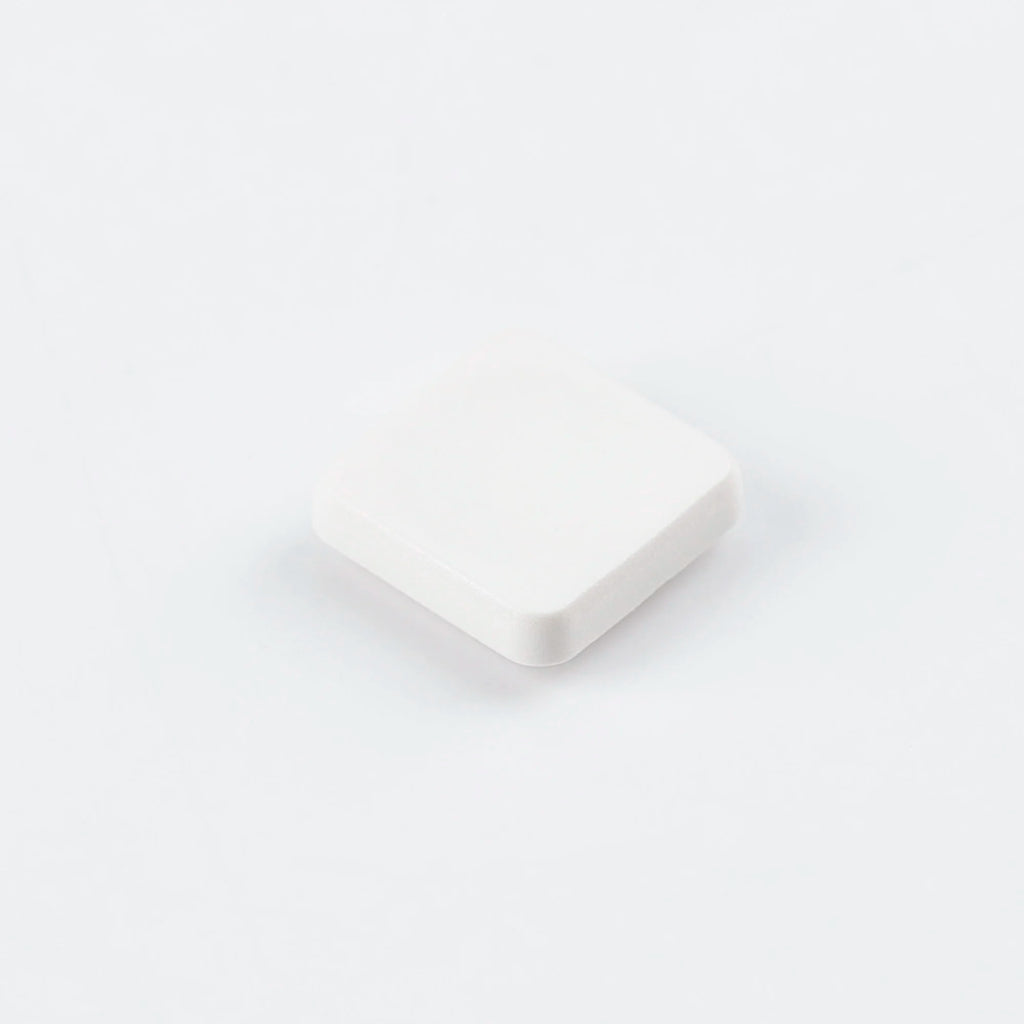 YMDK Square Round 1u Low Profile Blank Black White Keycaps PBT Material DIY for 1350 Switches Mechanical Keyboard