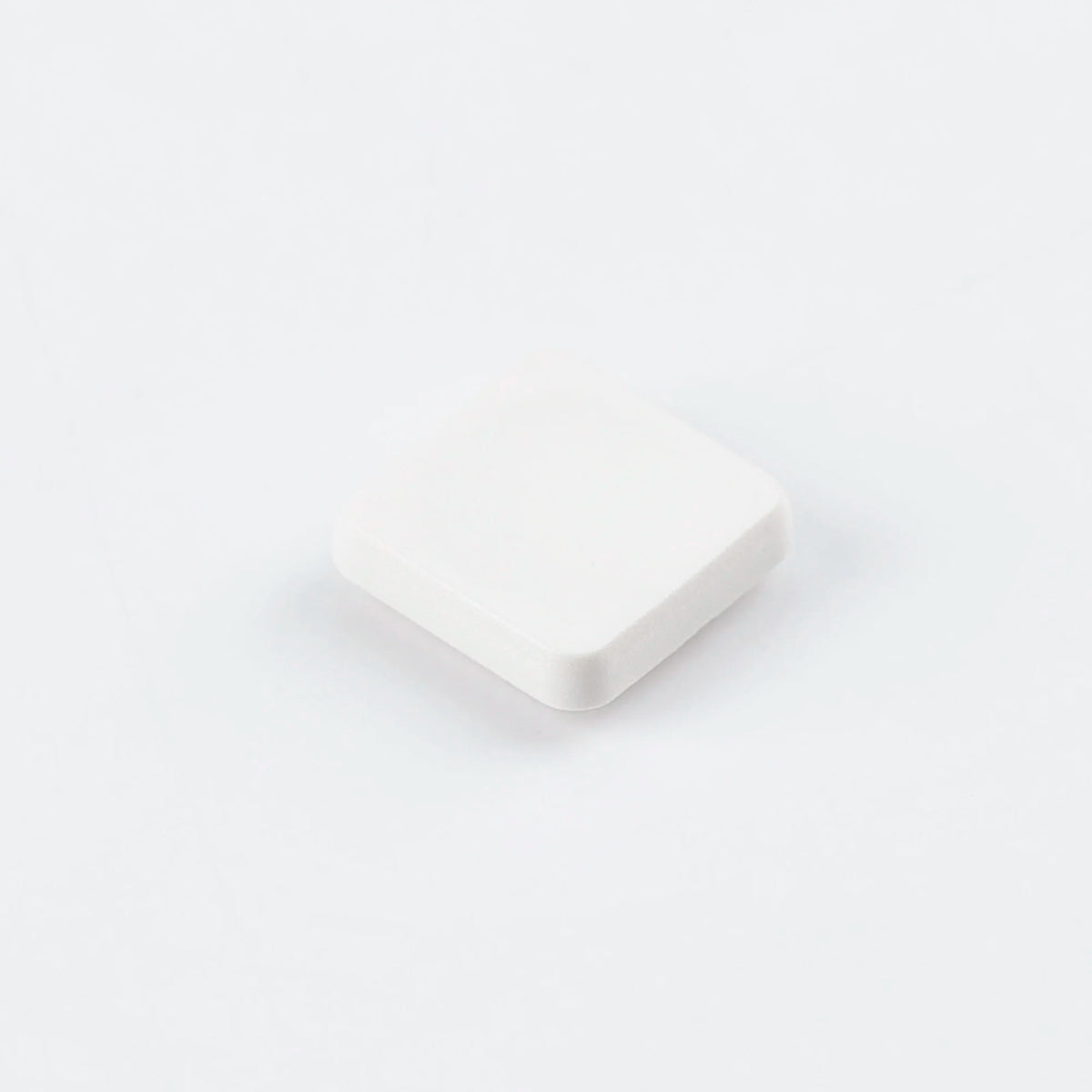 YMDK Square Round 1u Low Profile Blank Black White Keycaps PBT Material DIY for 1350 Switches Mechanical Keyboard