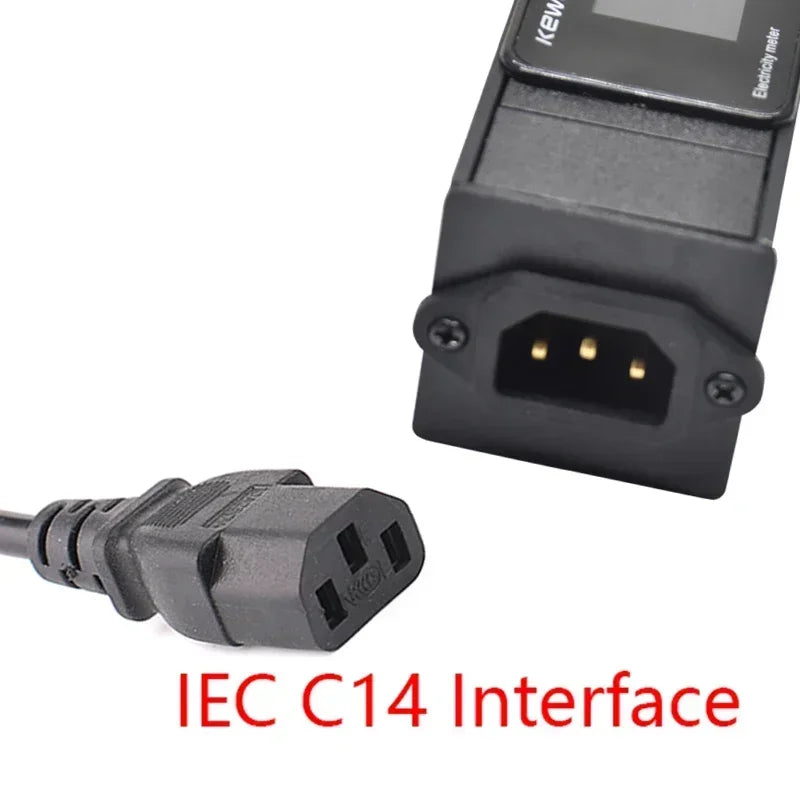 EU Power Strip Power Energy Volt Watt Kwh Meter 2/3/4/5/6/7/8/9/10/11Ways EU Socket extension electrica C14 interface