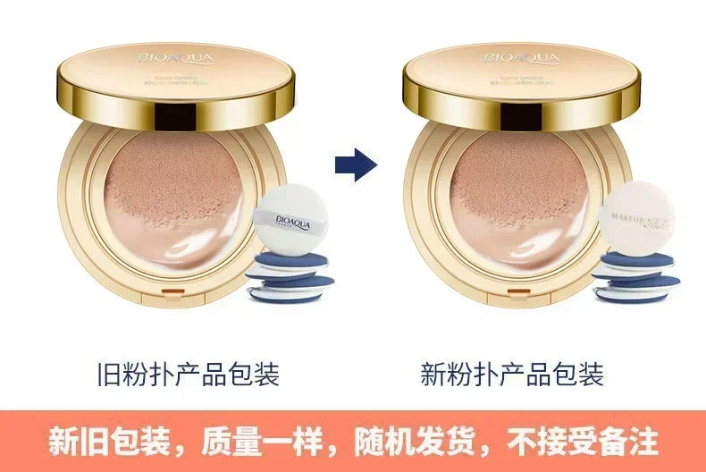 BB Air Cushion Foundation CC Cream Concealer Whitening Long Lasting Waterproof Moisturize Brighten Oil-control Makeup Cosmetics