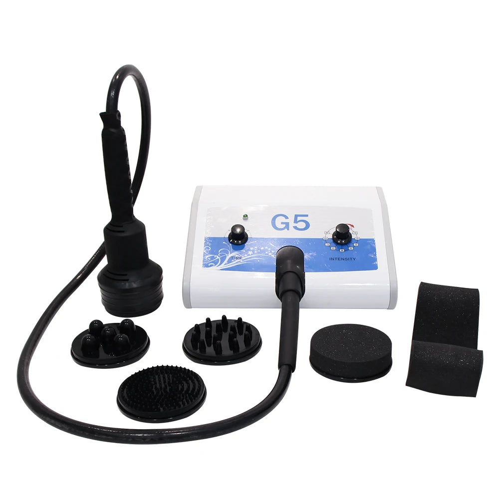 G5 Vibration Slimming Machine High Frequency Massager Fat Burning Body Shaping Vibrate Massage Anti Cellulite With 5 Tips Device