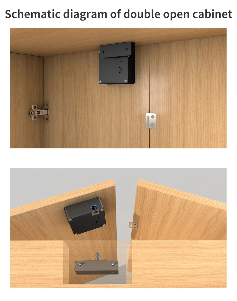 Smart Cabinet Door Lock Keyless Invisible Electronic Lock IC Card TTlock App Unlock Cabinet Locker Furniture Drawer Smart Locks