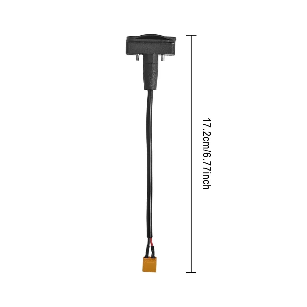 Charging Port Component Socket Plug Connecting Charging Interface Parts for Kugoo Kukirin G2 Max Electric Scooter