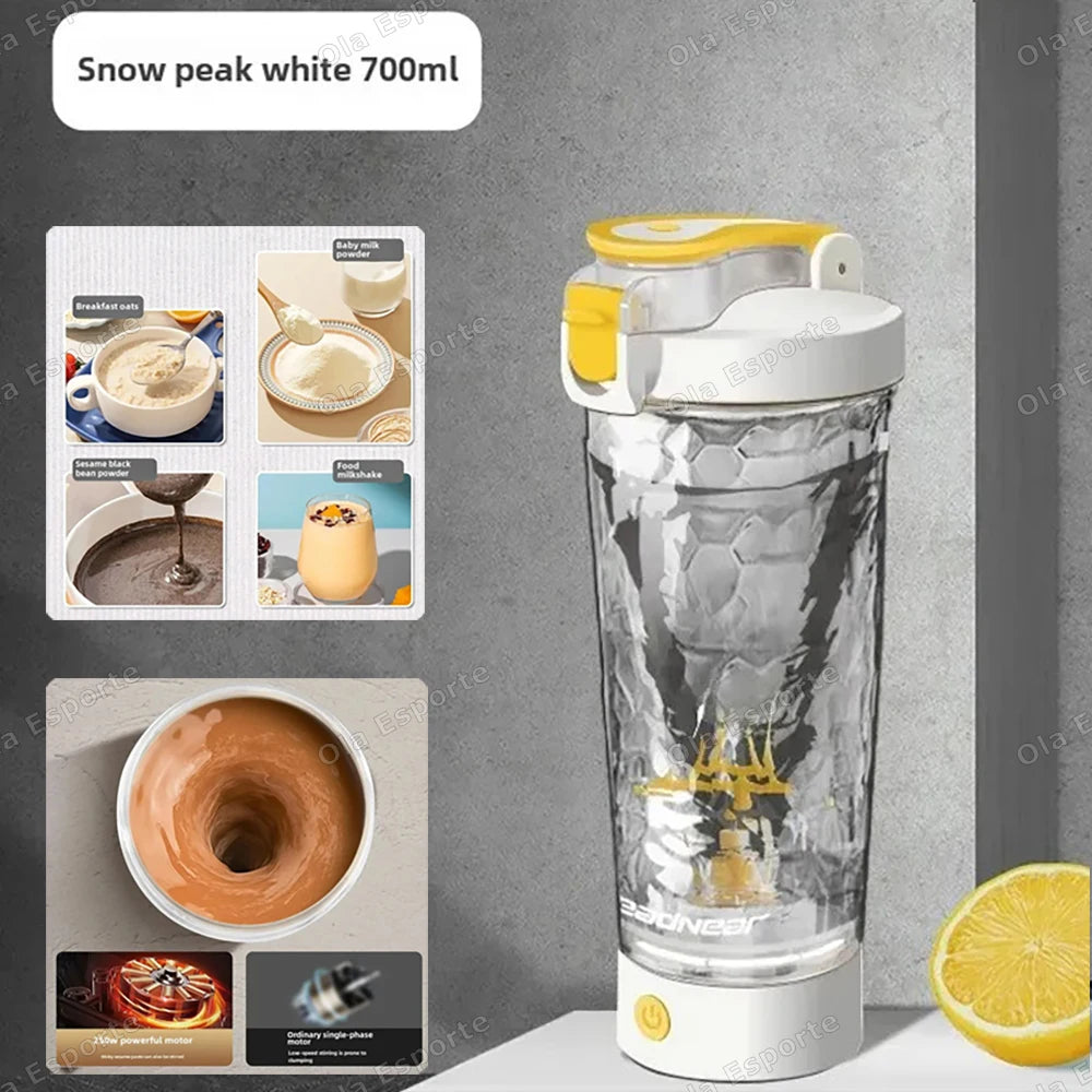 Electric Blender Cup Portable Blender Cup Milk Powder Protein Powder Blender Automatic Shaker Cup Home Travel Outdoor Sports Gym