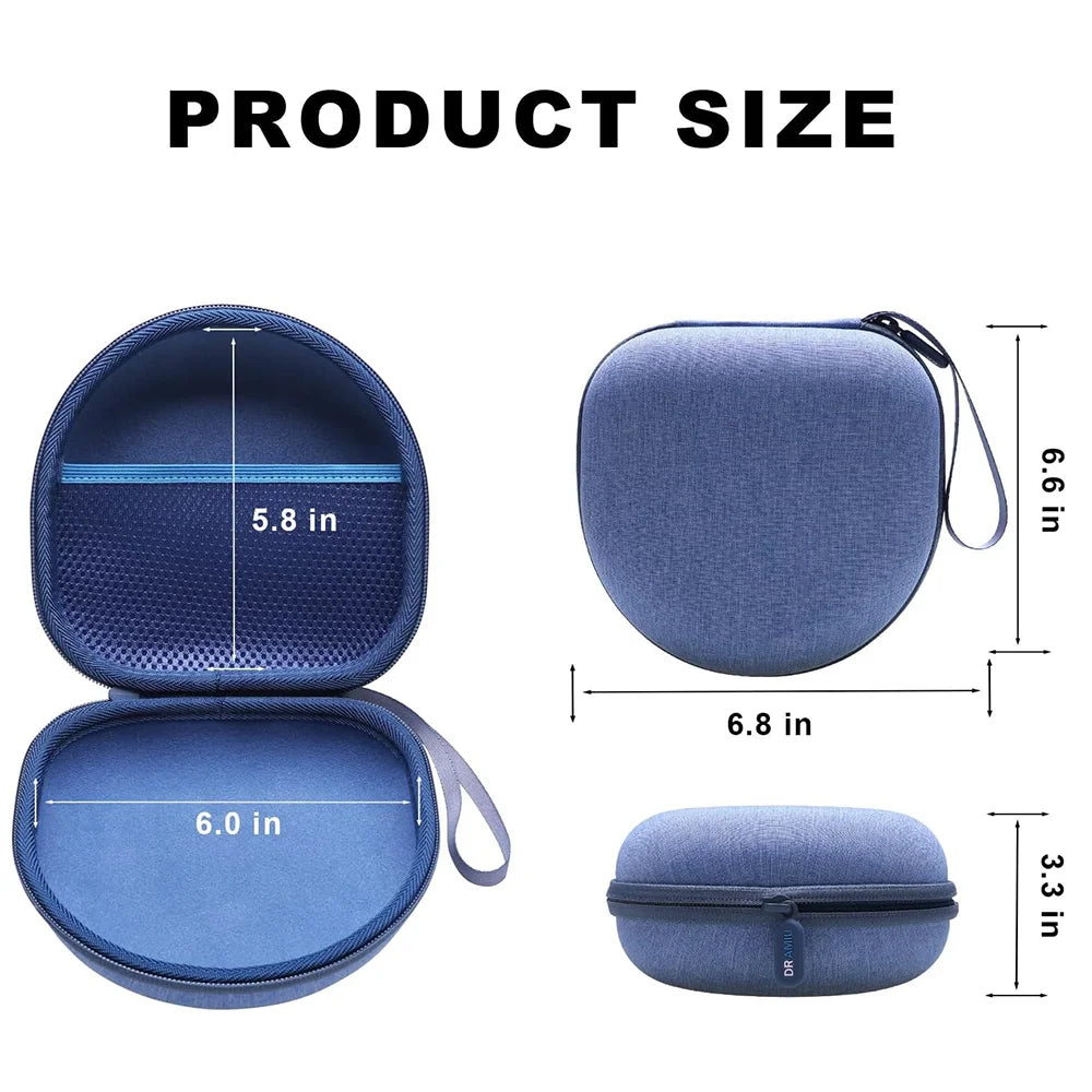 Headphone Headset Case for Beats JBL JLab TOZO BERIBES Picun KVIDIO Noise Cancelling Over-Ear Foldable Headphones Bag （only box）
