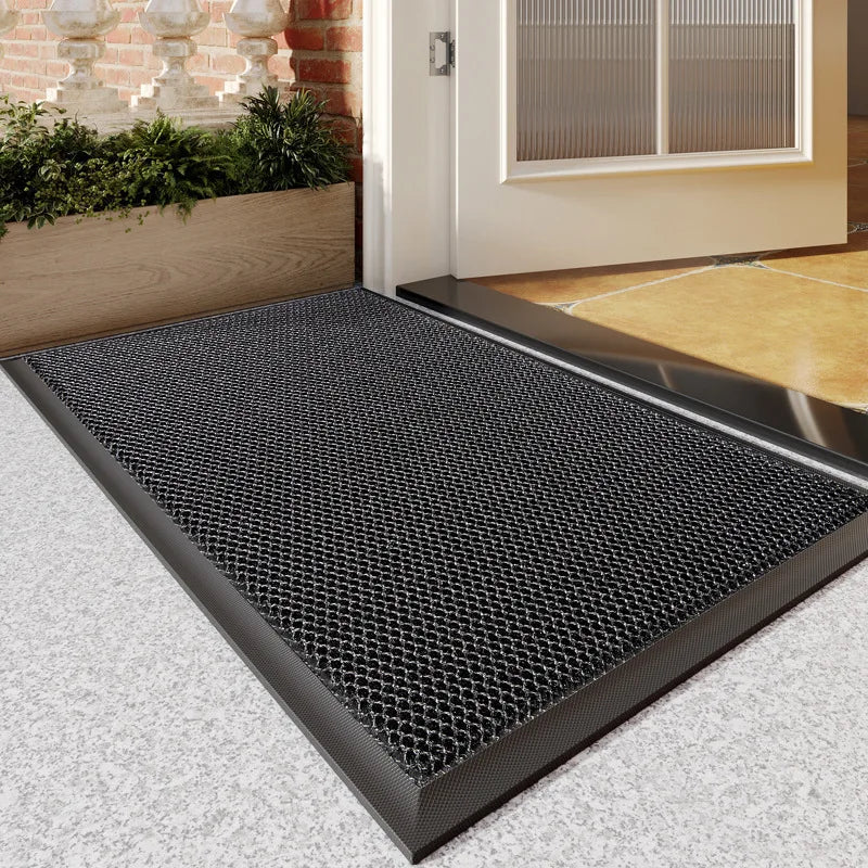 Villa door super soft non-slip floor mat outdoor hotel shopping mall entrance door floor mat elastic non-slip entrance door