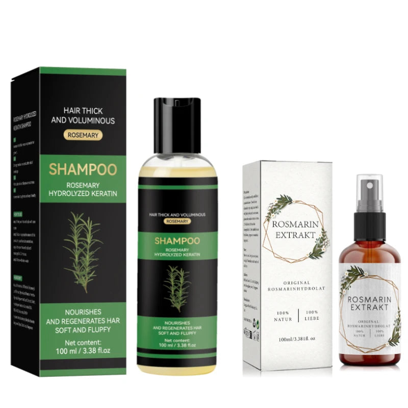 Rosemary Keratin Shampoo – Nourishes Dry, Frizzy Hair with Keratin & Rosemary, Gently Cleans Scalp & Supports Manageable Hair